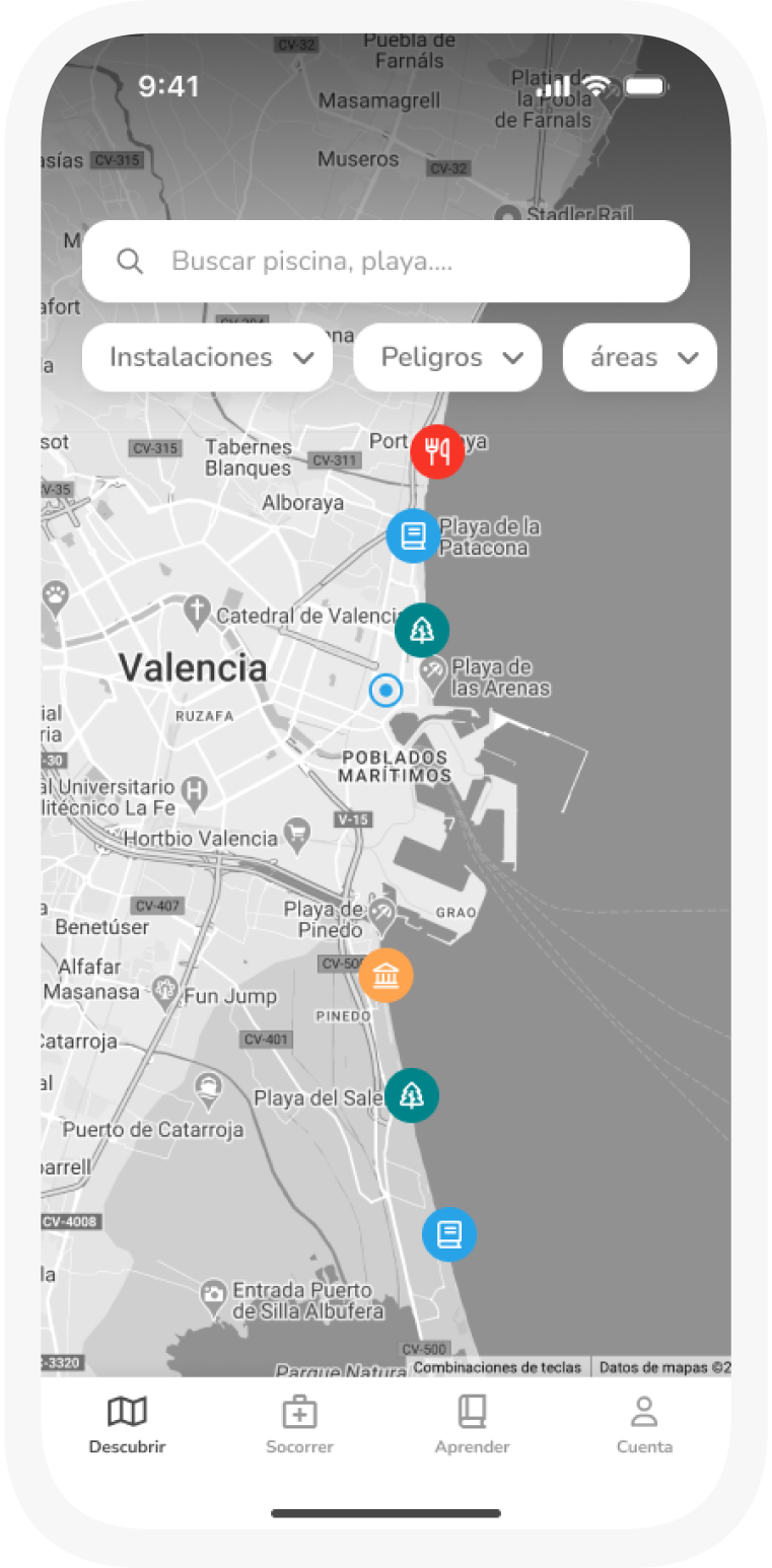 Rescued App Map Screen